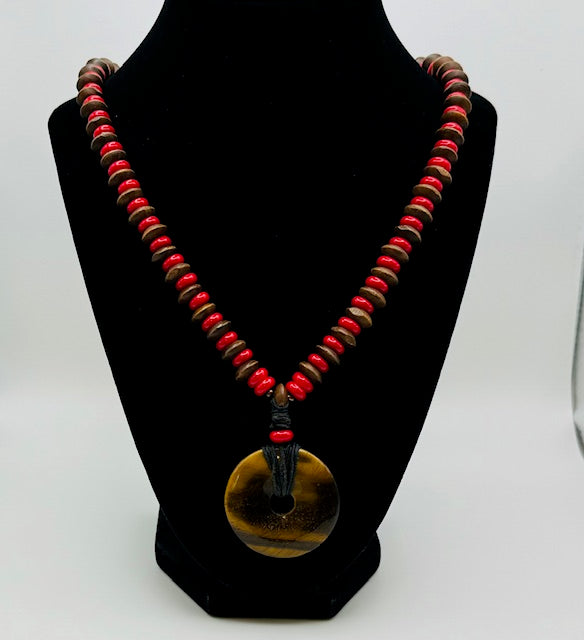 Tiger Eye Pendant Necklace