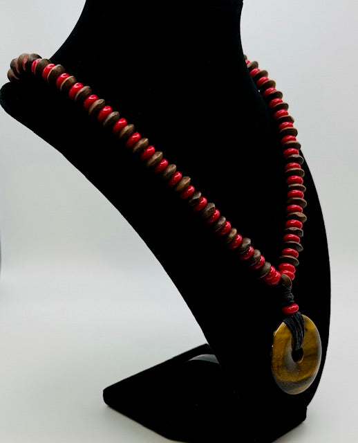 Tiger Eye Pendant Necklace