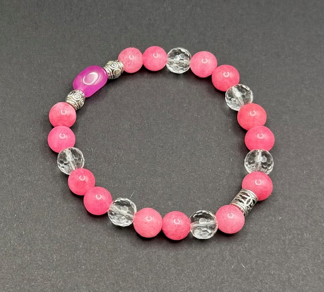 Pink & White Bracelet