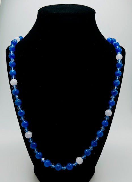 Chalcedony & Quartz Necklace