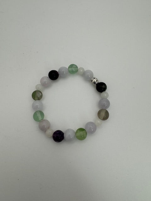 Fluorite Bead Bracelet