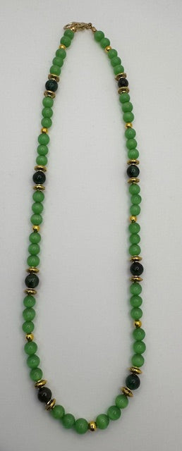Green Cat's Eye Necklace