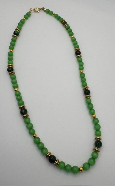 Green Cat's Eye Necklace