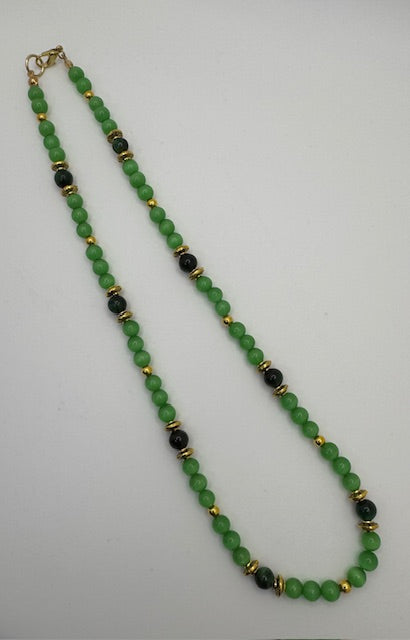Green Cat's Eye Necklace