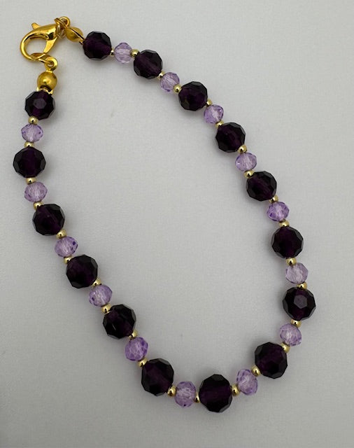 Purple Necklace Set