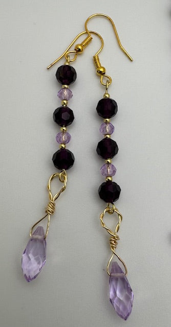 Purple Necklace Set
