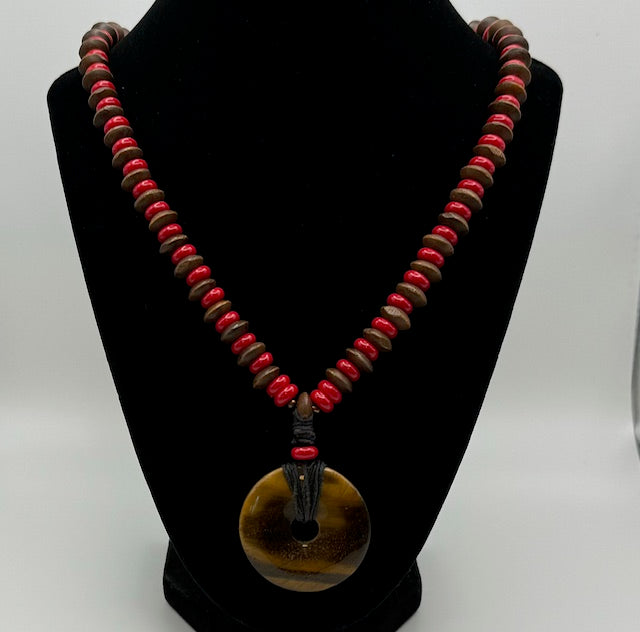 Tiger Eye Pendant Necklace
