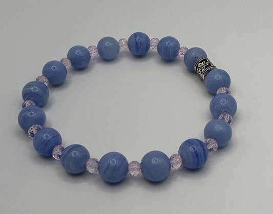 Blue Lace Agate Bracelet