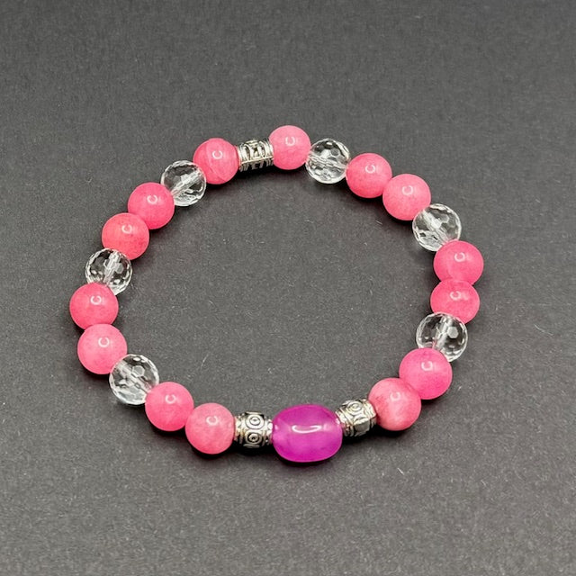 Pink & White Bracelet