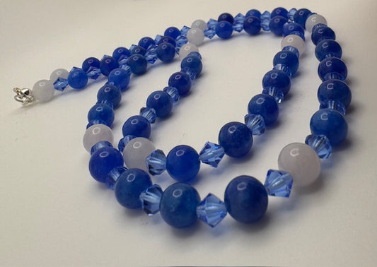 Chalcedony & Quartz Necklace