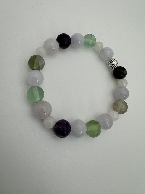 Fluorite Bead Bracelet