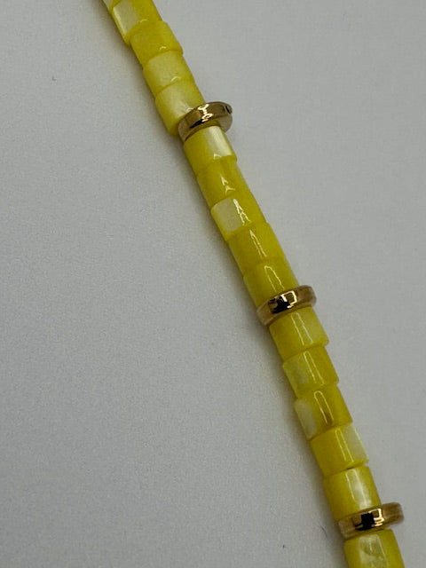 Seashell Yellow Necklace